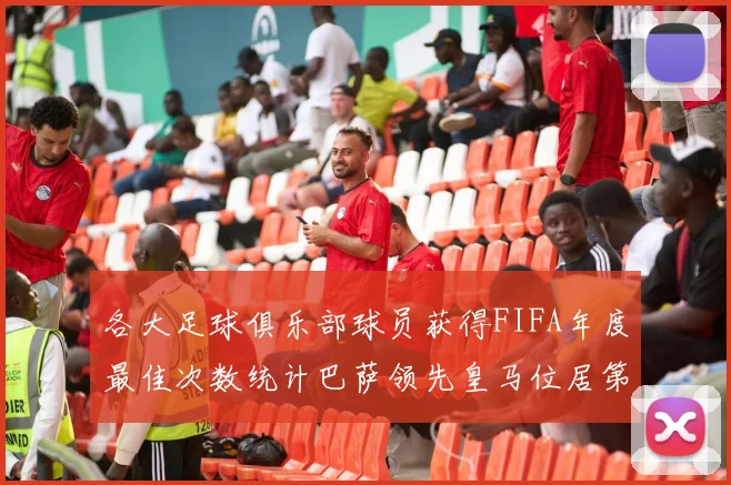各大足球俱乐部球员获得FIFA年度最佳次数统计巴萨领先皇马位居第二